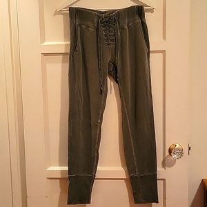 🇺🇸  NSF Maddox Lace up Joggers with Pockets Small Grey 🇺🇸 Made in USA 🏈